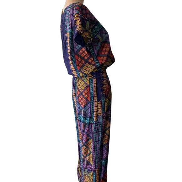 Noe & Zoe Geometric Size M/L Jumpsuit - Picture 2 of 10